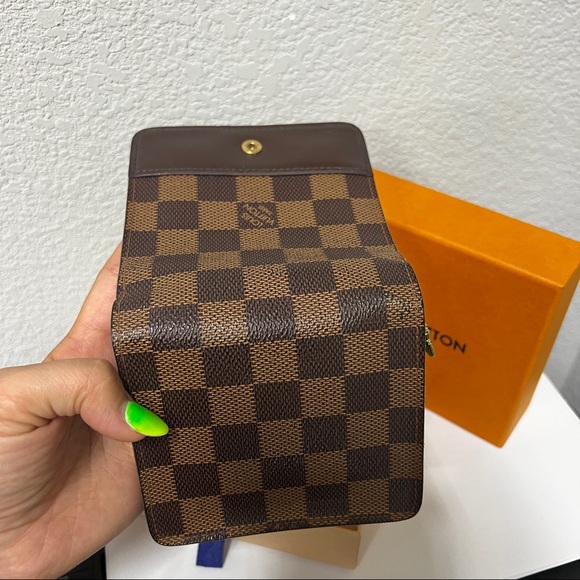 <LOWEST PRICE>100% AUTH Louis Vuitton Damier Ebene Compact Zip Wallet - Picture 3 of 13